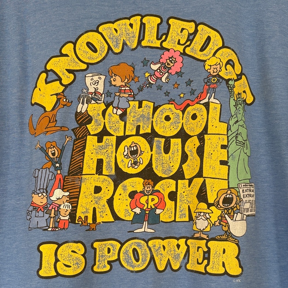 Schoolhouse Rock  Blue T-Shirt